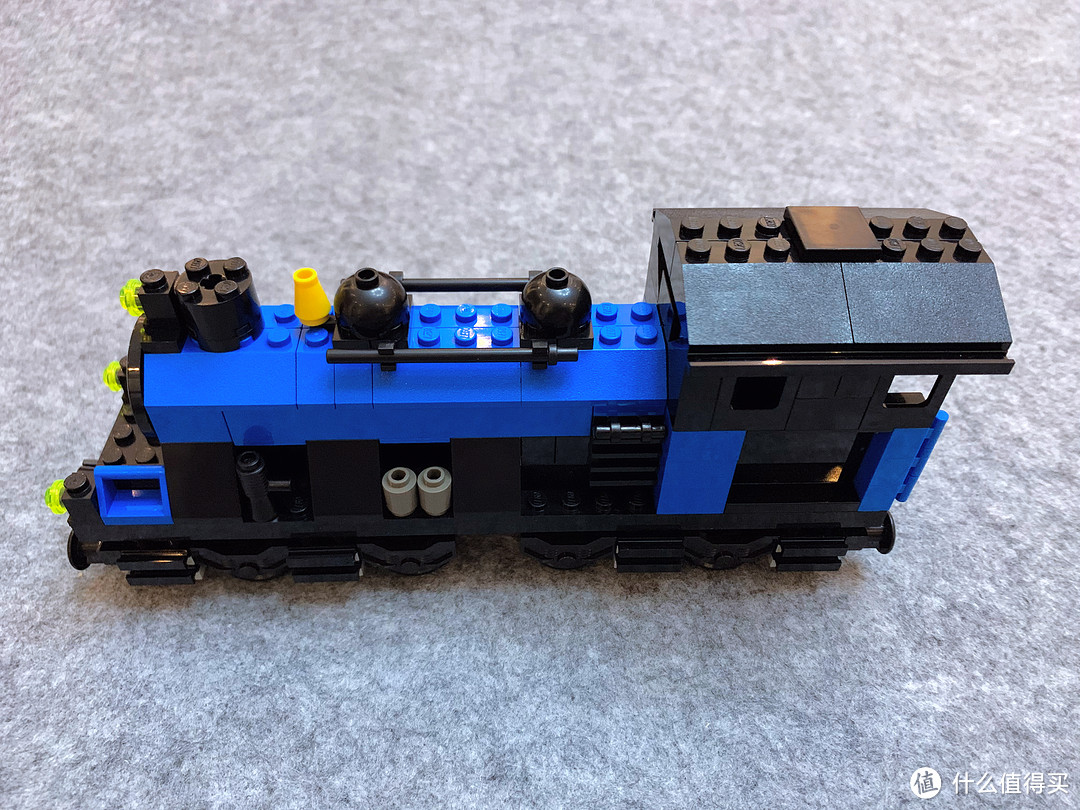 LEGO KT203 浅蓝色大型蒸汽机车