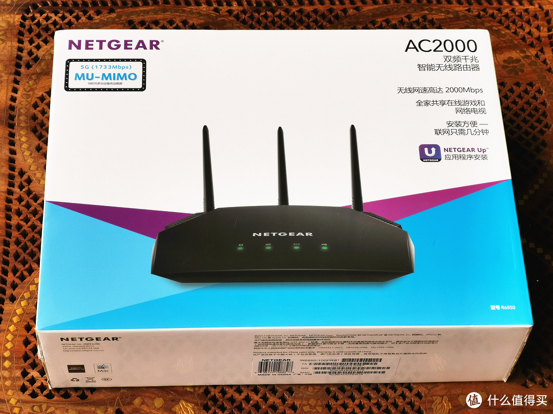 感受1.73Gbps的无线速度，美国网件 NETGEAR R6850入手使用体验