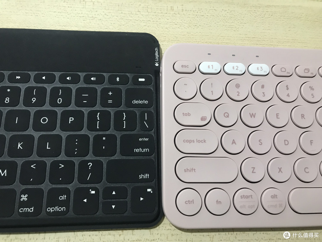 「科技以换壳为本」罗技K380蓝牙键盘茱萸粉开箱 + K380与罗技Keys-to-go伪横向测评