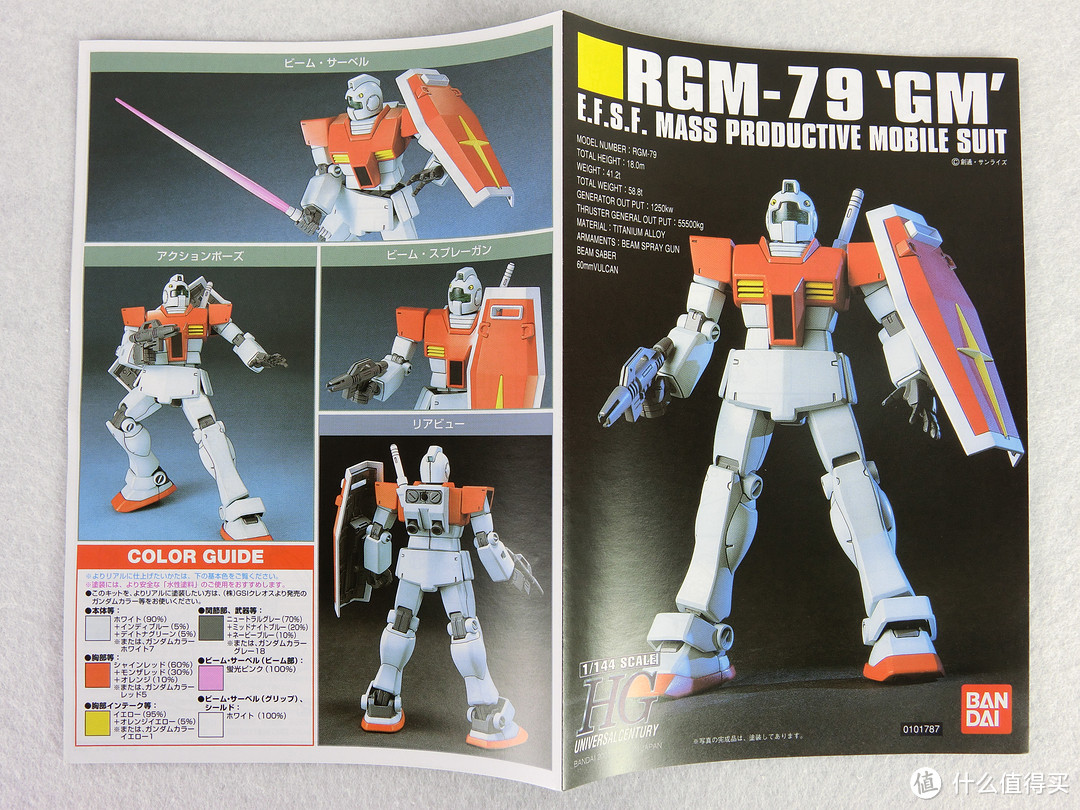 万代 HGUC RGM-79 量产型吉姆 晒单