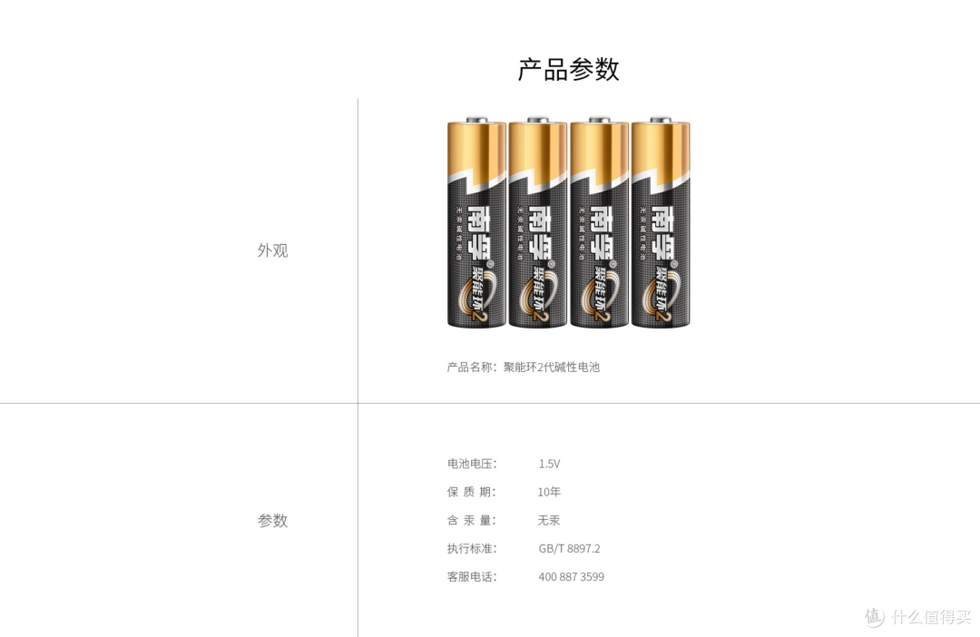 电池也红圈——南孚聚能环二代5号/7号碱性电池