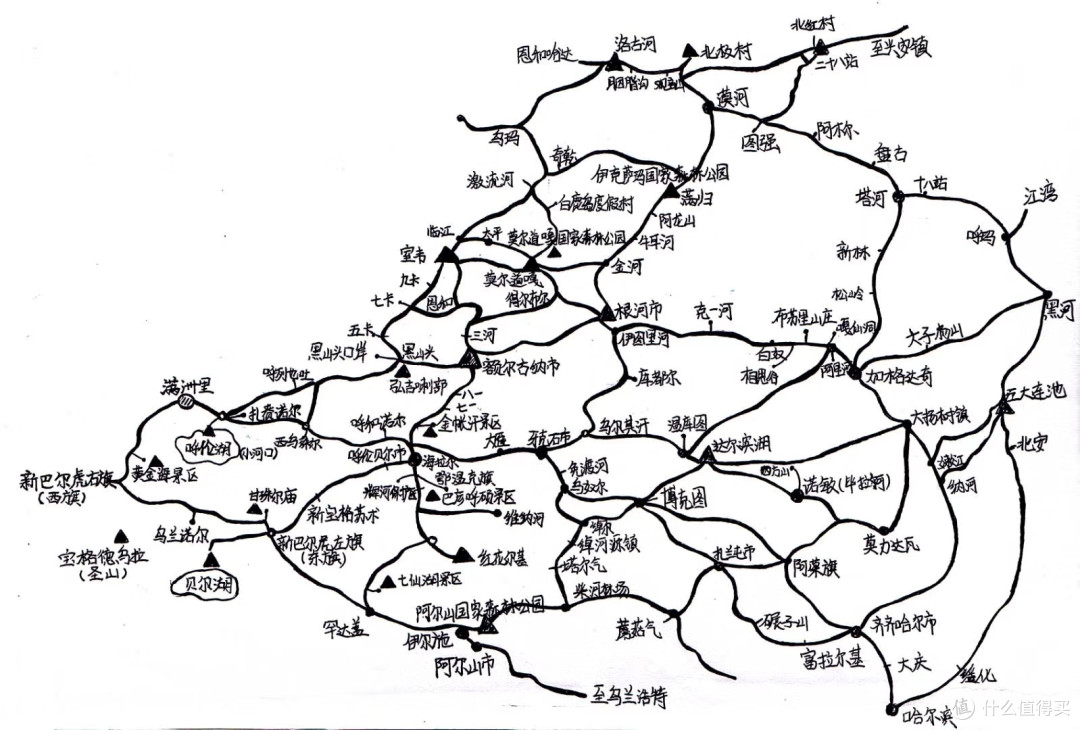 手绘地图