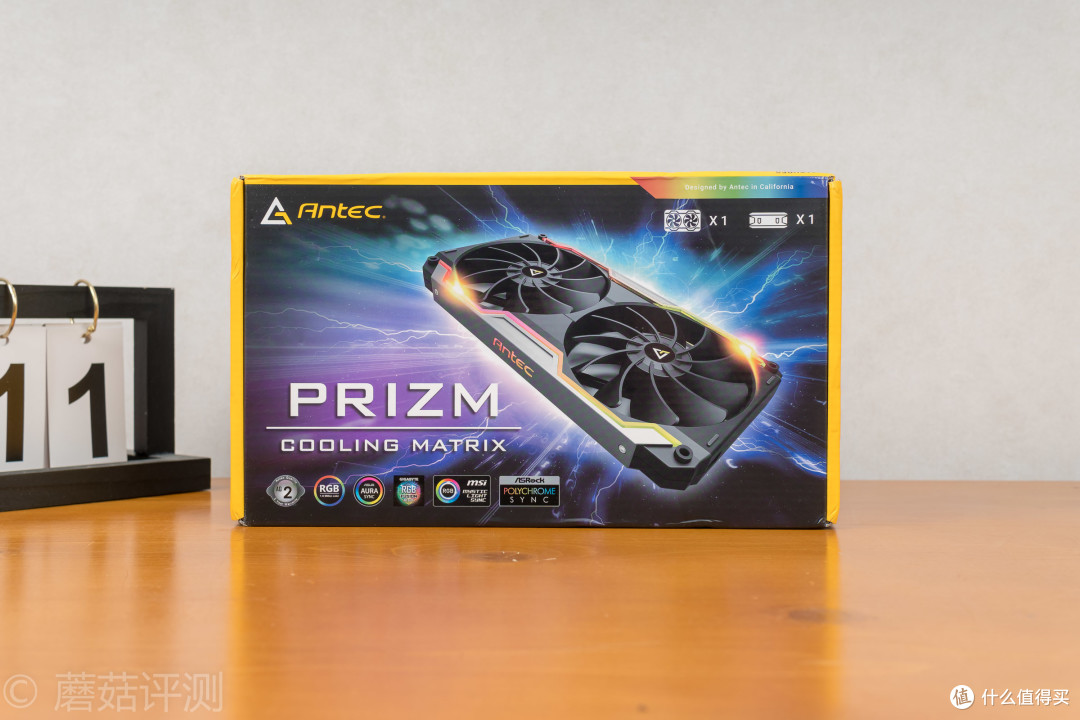 外观有型灯效炫、安装走线俱方便、安钛克幻彩飓风Prizm Cooling Matrix模组扇