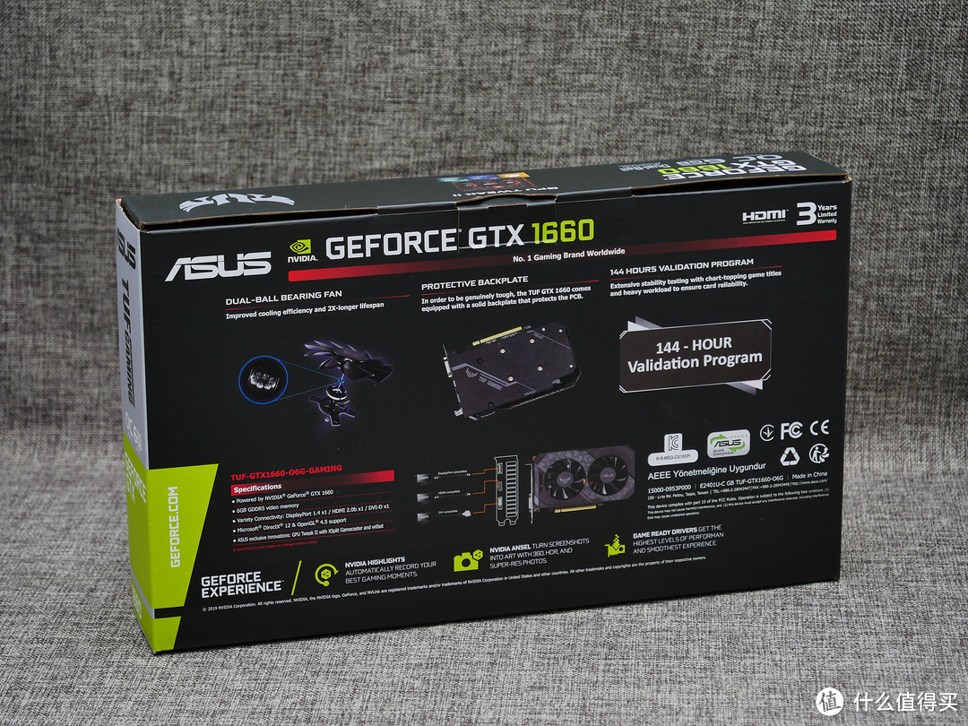 ASUS TUF GAMING GTX1660首发测试：小身材也含图灵芯