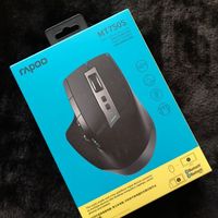 雷柏MT750S鼠标外观展示(接口|按钮|脚垫|滚轮)