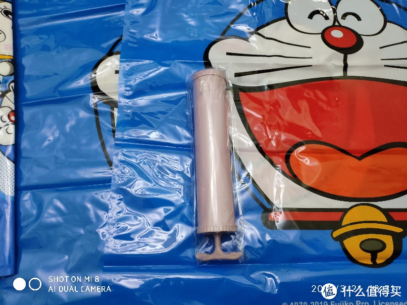 苏宁小哥紧追京东小哥?晒下刚入手的白菜蓝胖子压缩袋