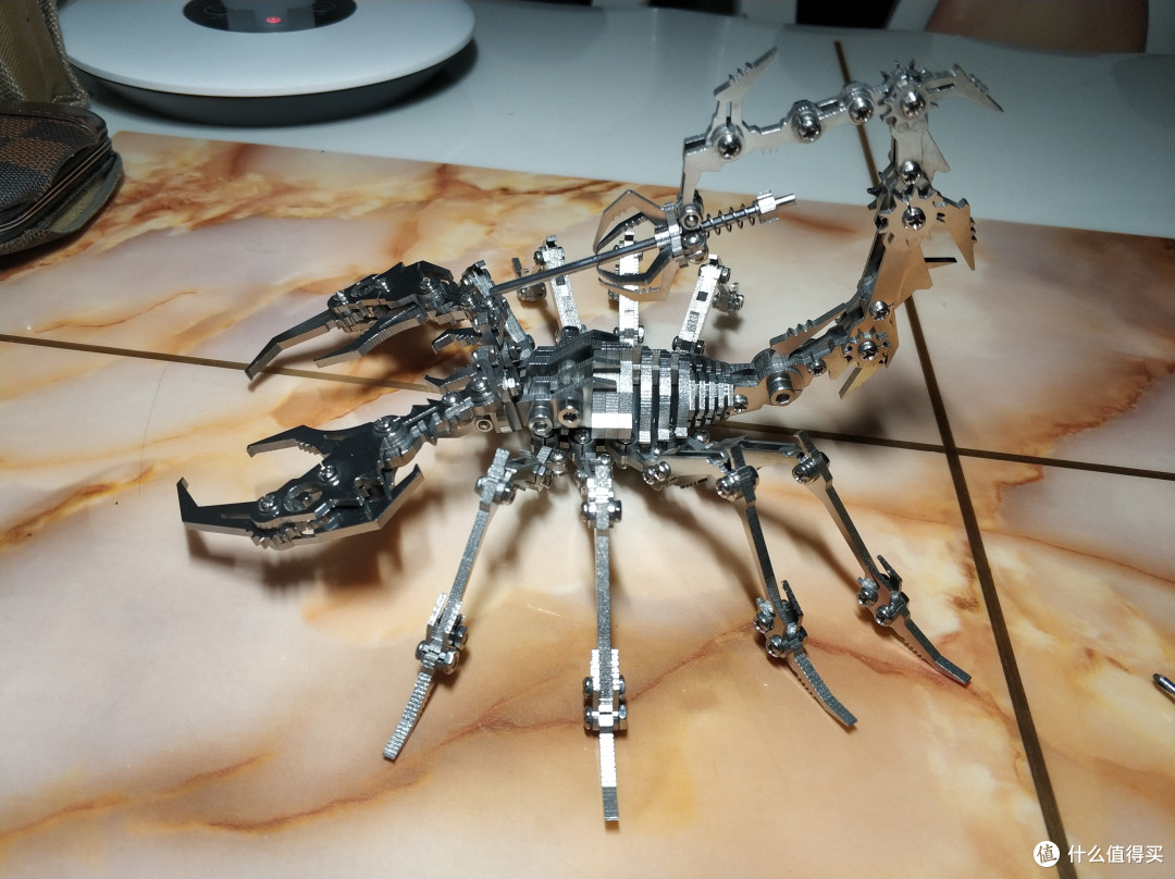 推荐一款充满机械感的萨克巨人--神兽不锈钢蝎子王DIY展示