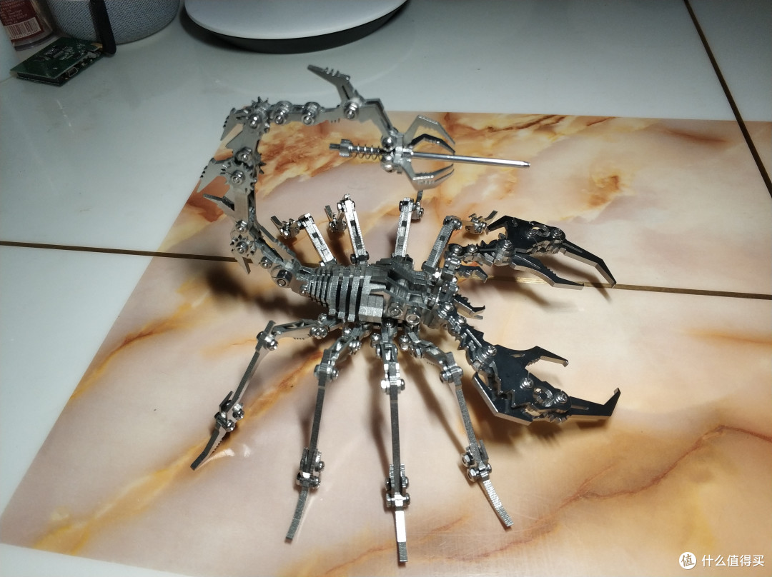推荐一款充满机械感的萨克巨人--神兽不锈钢蝎子王DIY展示