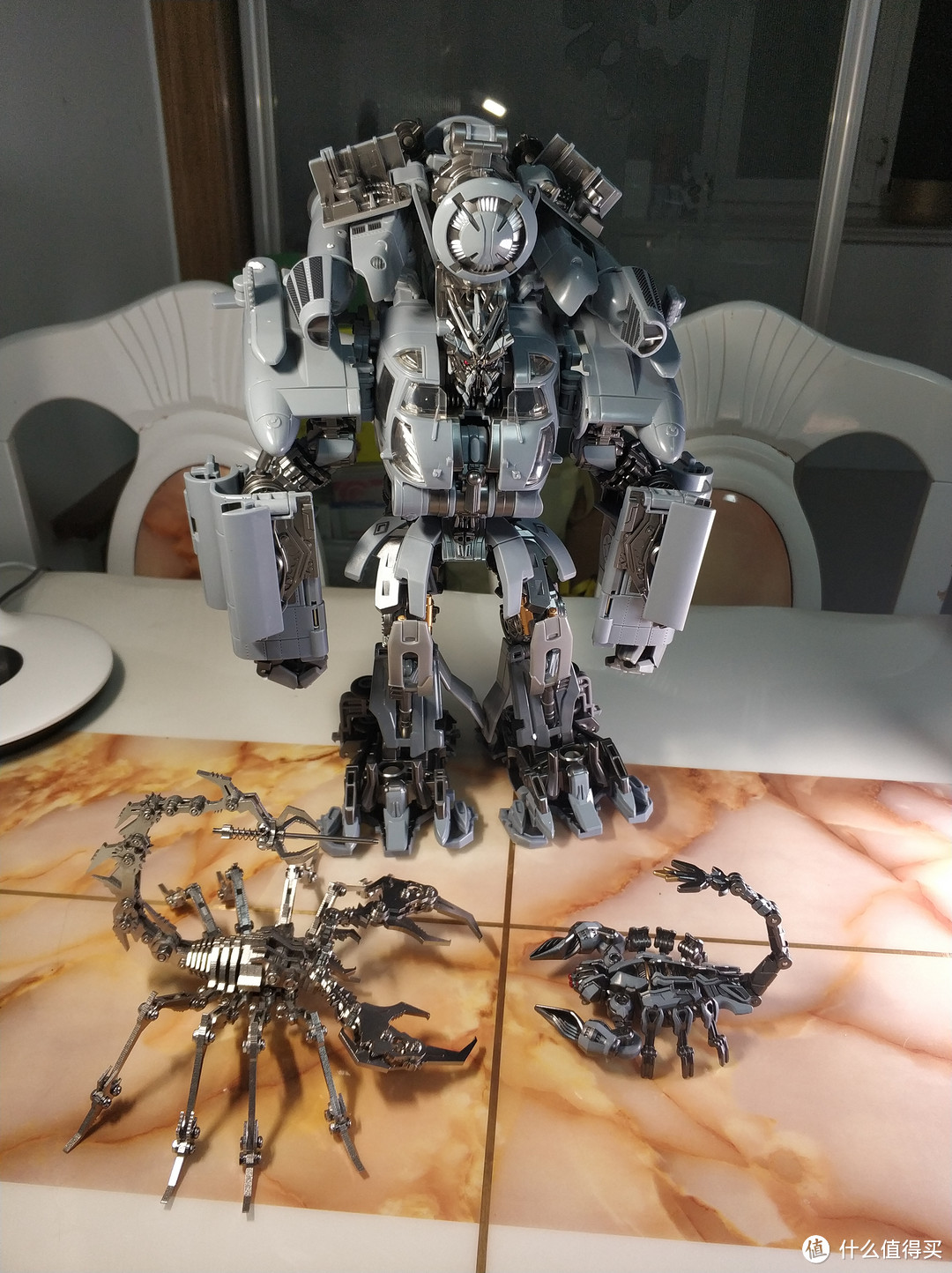 推荐一款充满机械感的萨克巨人--神兽不锈钢蝎子王DIY展示