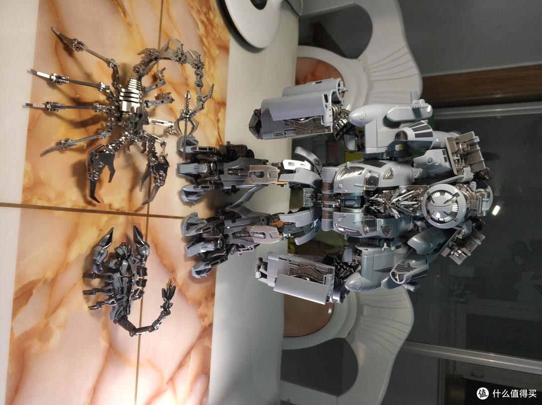 推荐一款充满机械感的萨克巨人--神兽不锈钢蝎子王DIY展示