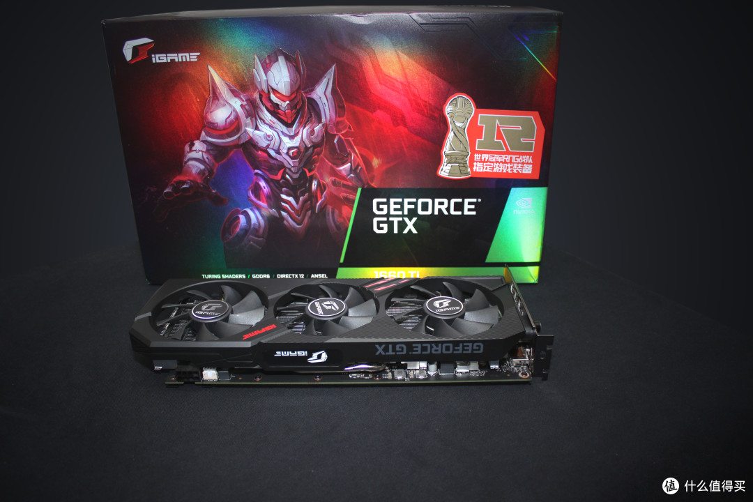 iGame GeForce GTX 1660 Ti Ultra 6G使用的是三风扇设计