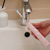 飞利浦 HX6856/12 电动牙刷 淡粉色使用总结(手感|运行|噪音|震动|清洁)