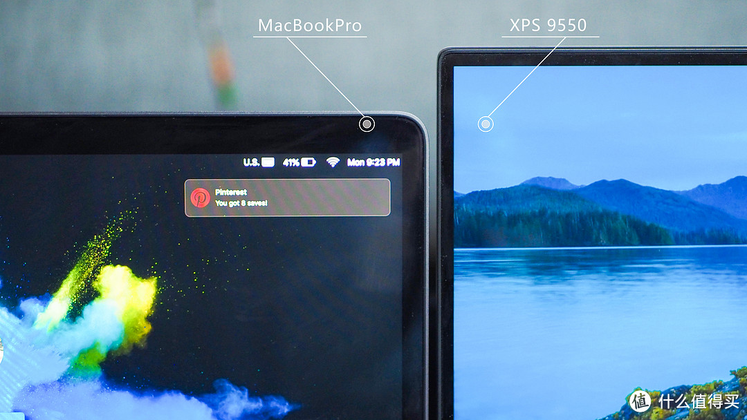 13寸Macbook Pro边框对比图