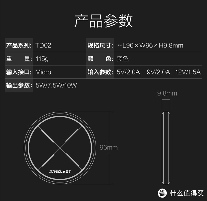 开了个箱 ▏“OPJ优质品牌推荐标识”之台电TD02无线充电器开箱