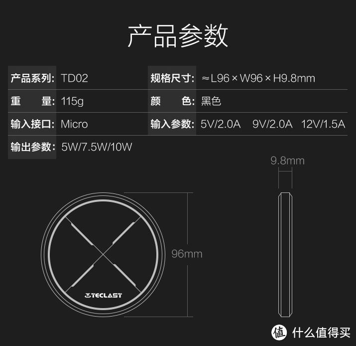 开了个箱  ▏“OPJ优质品牌推荐标识”之台电TD02无线充电器开箱