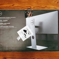 戴尔 U2417h 显示器外观展示(电源线|支架|屏幕|底座)