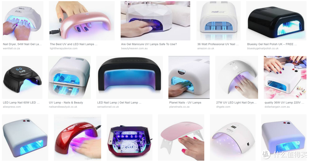 UV and Led nail lamps