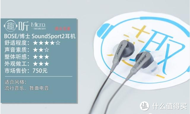 BOSE/博士 SoundSport2 半入耳式耳机体验测评报告