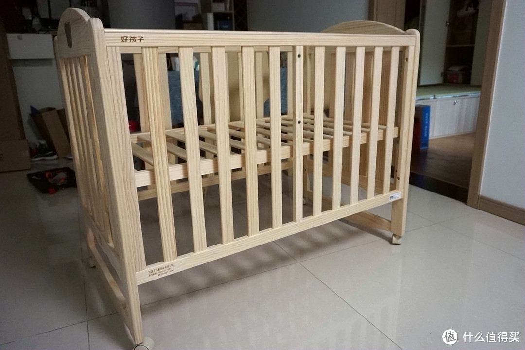 萌宝的第一张床—好孩子婴儿床MC115-A简晒
