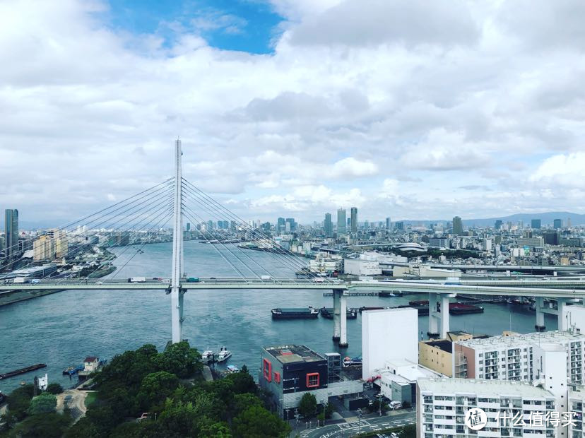 从摩天轮俯瞰大阪港