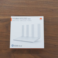 华为 WS5200无线路由器外观展示(本体|网线|散热口|接口|天线)