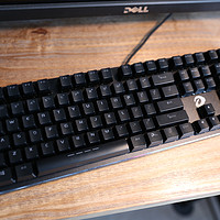 达尔优EK925键盘外观展示(键帽|连杆|撑脚|键盘线)