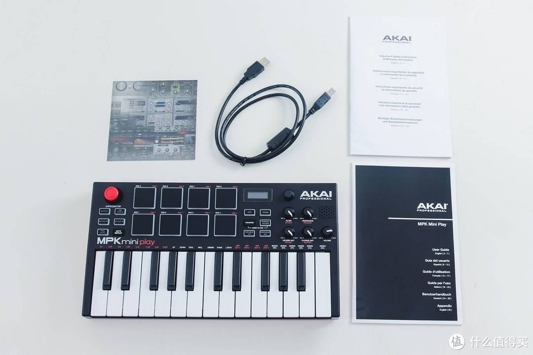 千元级MIDI「优品」，AKAI MPK MINI PLAY上手体验