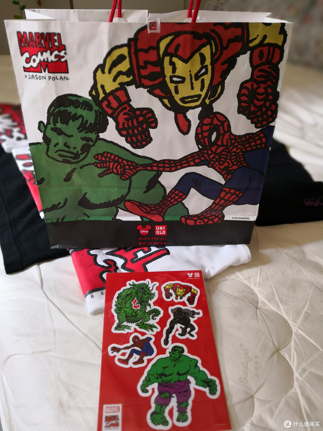 优衣库MARVEL X JASON POLAN 联名T恤速晒
