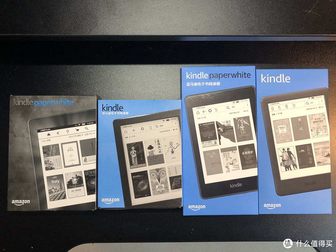 4款Kindle外观对比