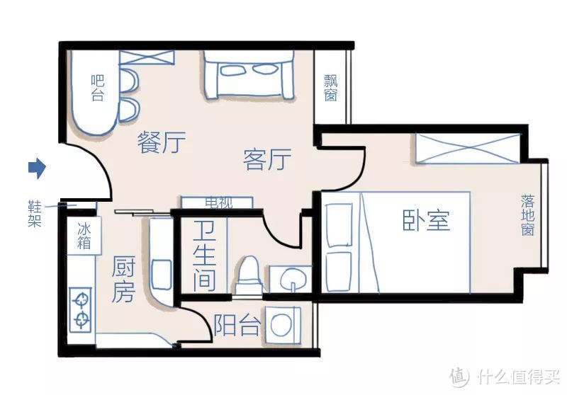 不足40平，我们装下2个人3只猫还有一个SOHO小花园