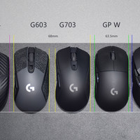 罗技 G403 游戏鼠标 无线+有线外观展示(长度|侧键|微动|重量)