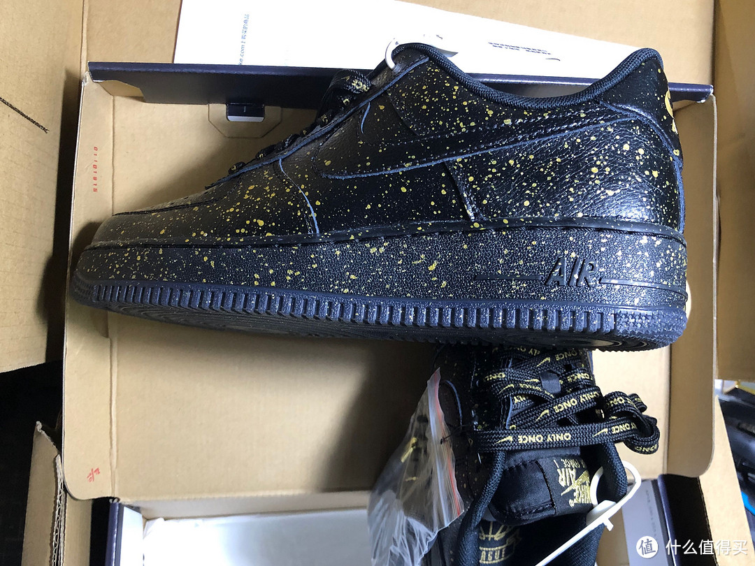 Air Force 1 耐高 only once 黑金开箱