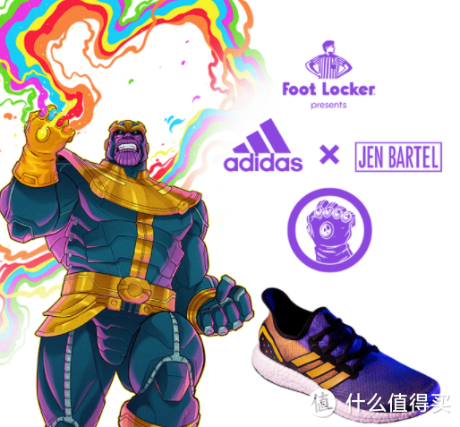 漫威粉丝俱乐部:adidas AM4推出灭霸&惊奇队长新款跑鞋