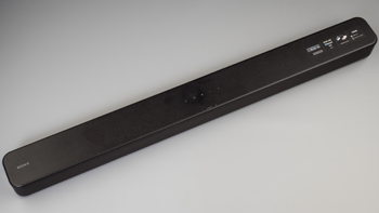 索尼HT-S100F紧凑型回音壁开箱介绍(机身|设计|屏幕|按键)