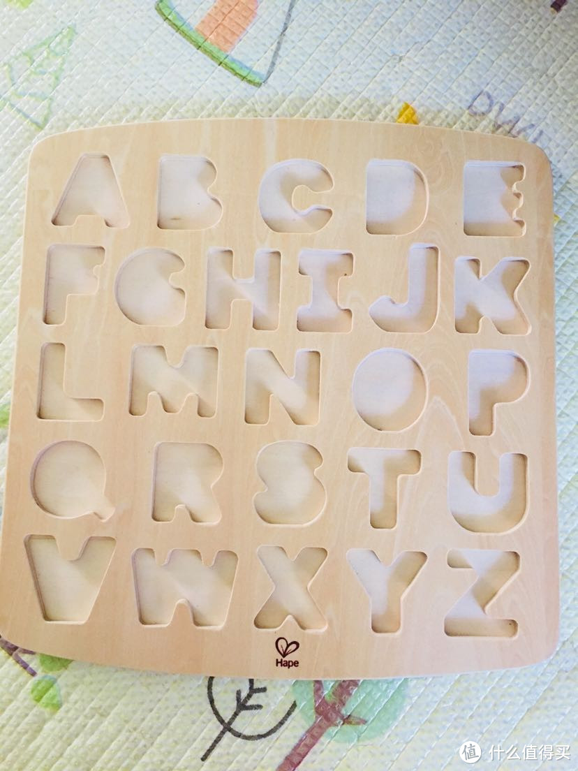 ABC也可以这么学  Hape 字母立体拼图开箱点评