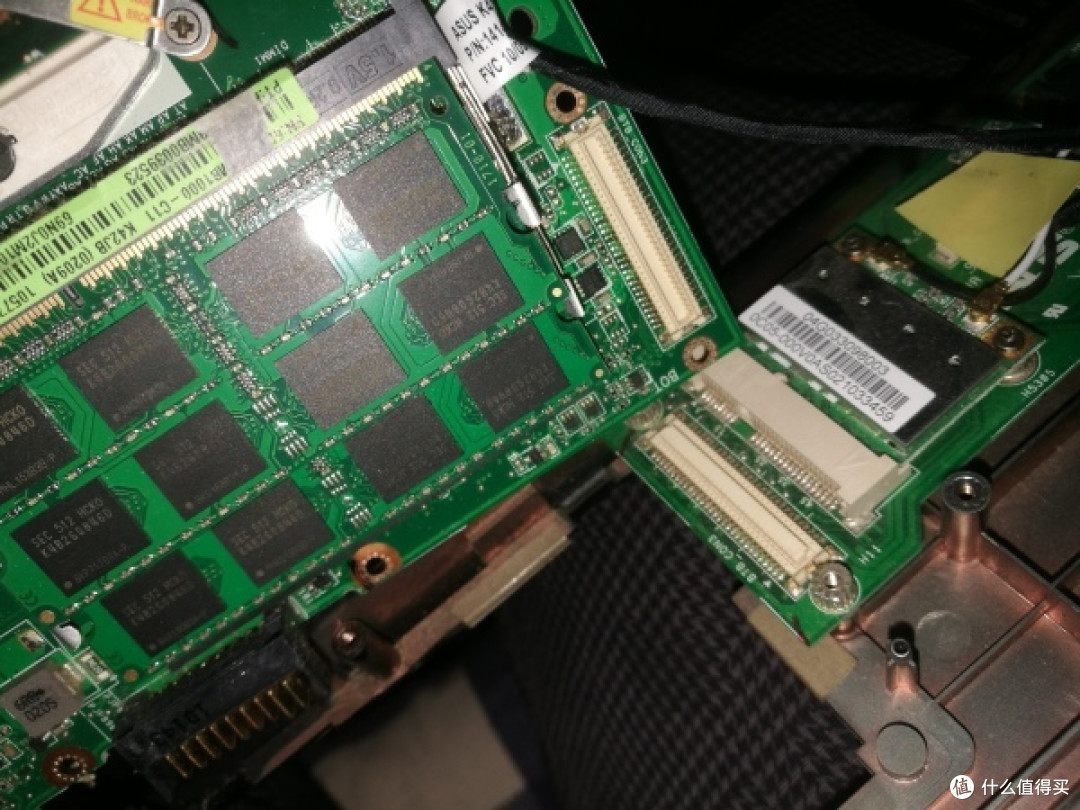 华硕K42J拆机清灰换CPU:I5换I3