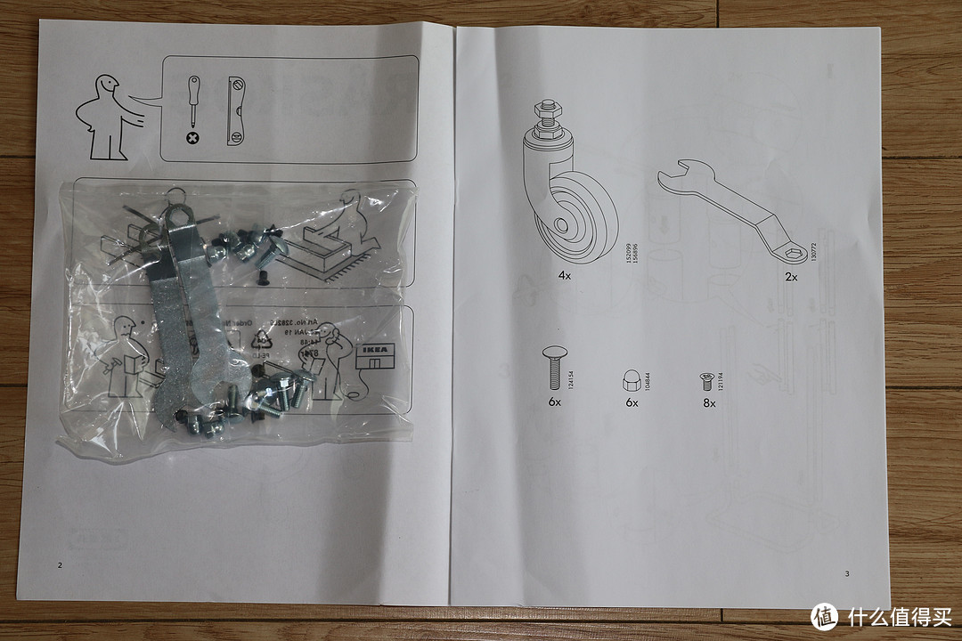 先清点一下工具和螺丝钉等小零件