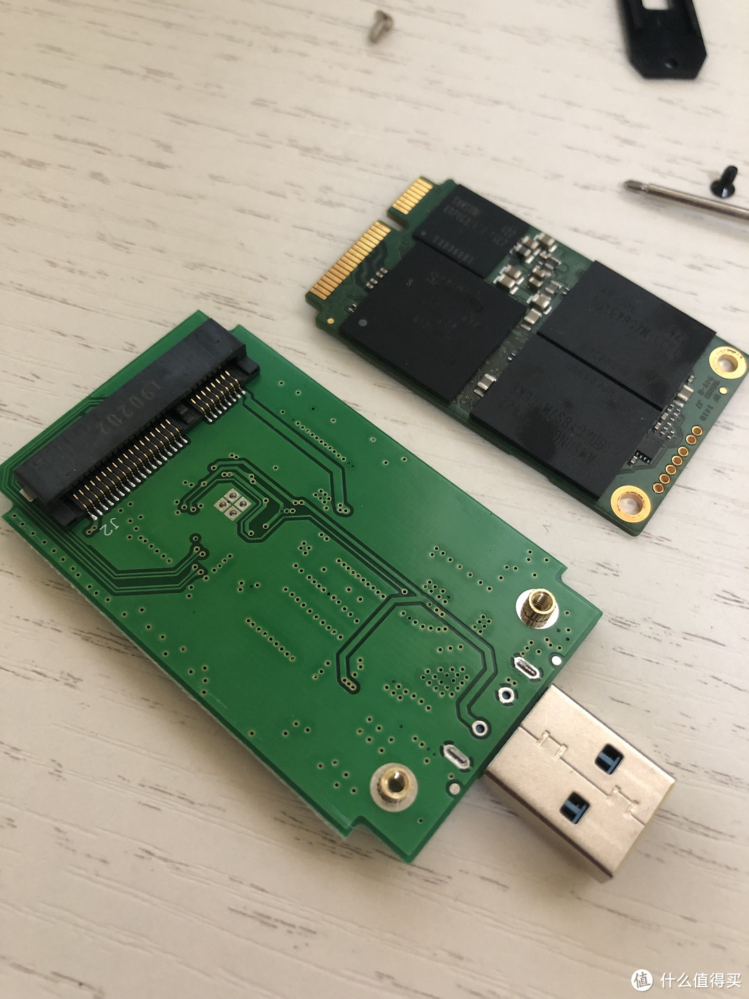 MSATA固态硬盘最后的倔强 - MSATA转USB 优盘速测体验