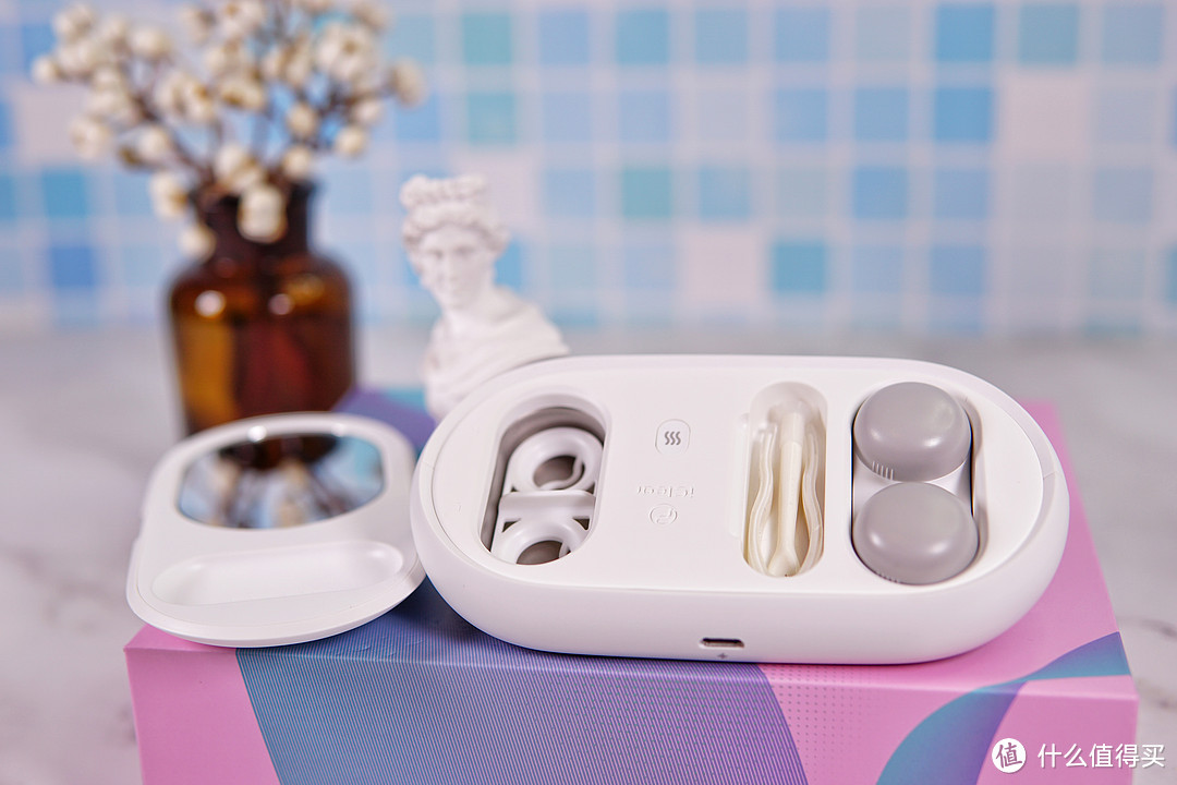 质感小物减少眼部健康隐患:iClear BZ-02超声波隐形眼镜清洗器 2.0