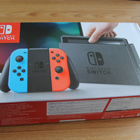 任天堂 SWITCH ns掌上游戏机 日版 彩色主机+塞尔达中文外观展示(宽度|配件|底座|握把|接口)