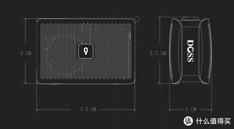 DOSS掌上听：体积小巧而功能强大的AI音箱