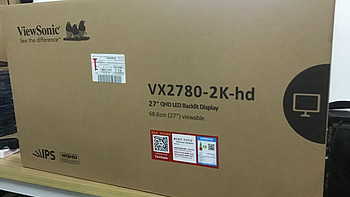 优派VX2778-smhd 27英寸2K高分辨率微边框PLS广视角电脑显示器 显示屏使用体验(底座|通电|接口)