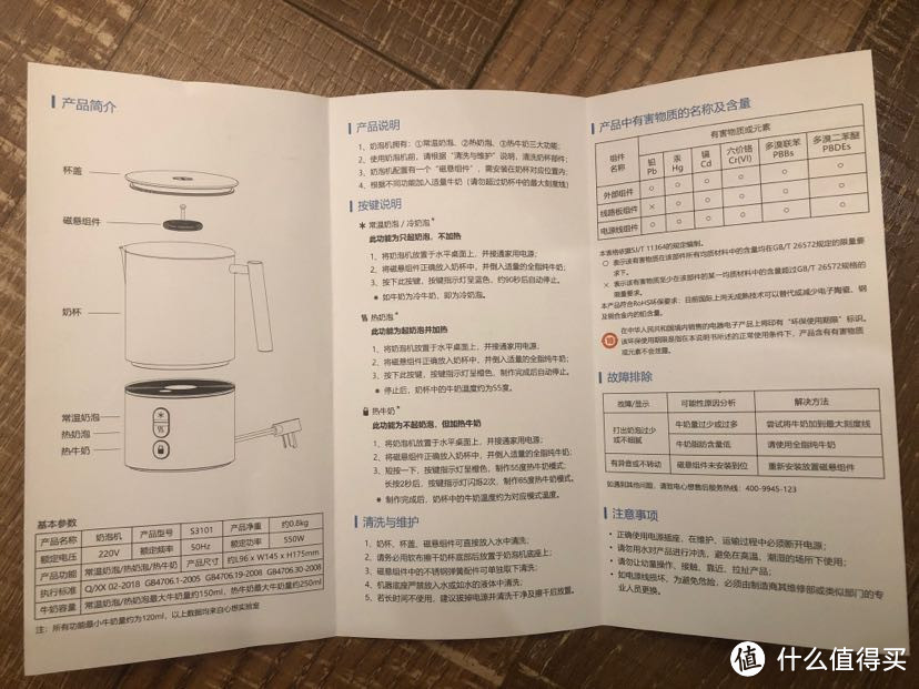 说明书了