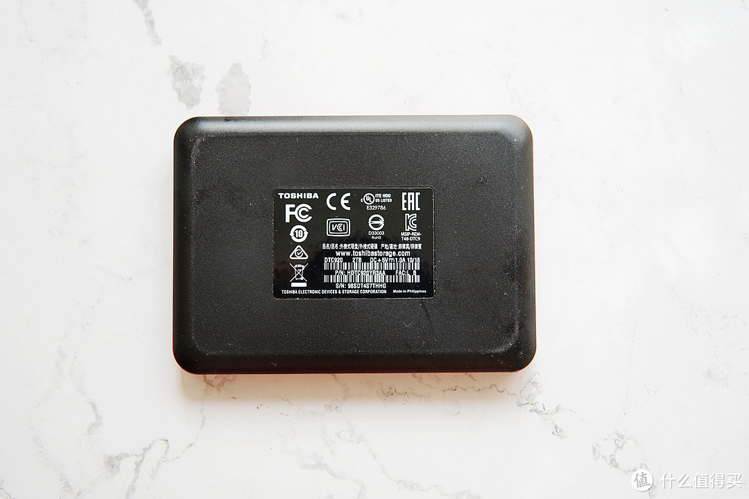 保值能力还不错?晒晒一年前购入的东芝(TOSHIBA)2TB 移动硬盘 V9 活力红