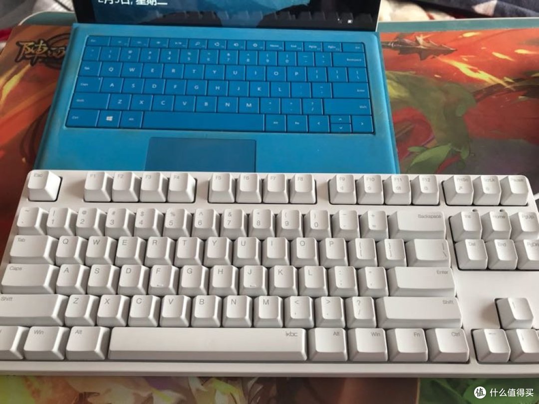 surface键盘盖与ikbc c87