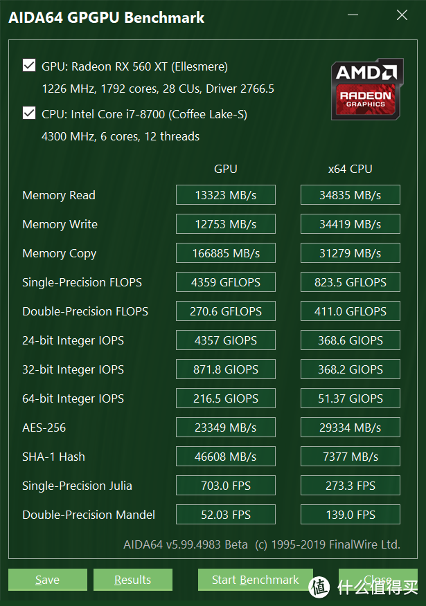 疯了,千元A卡战《地铁离乡》?蓝宝石 RX560XT 4G D5 白金版 OC 显卡装机体验点评