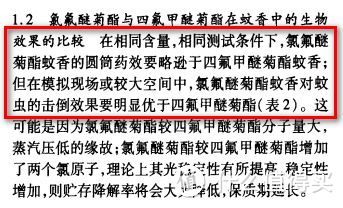 ▲摘自：邓先松,赵萍香.氯氟醚菊酯与四氟甲醚菊酯在杀虫制品中的应用概况[C].第26届全国卫生杀虫药械学术交流暨产品展示会论文集.2009:79-82.