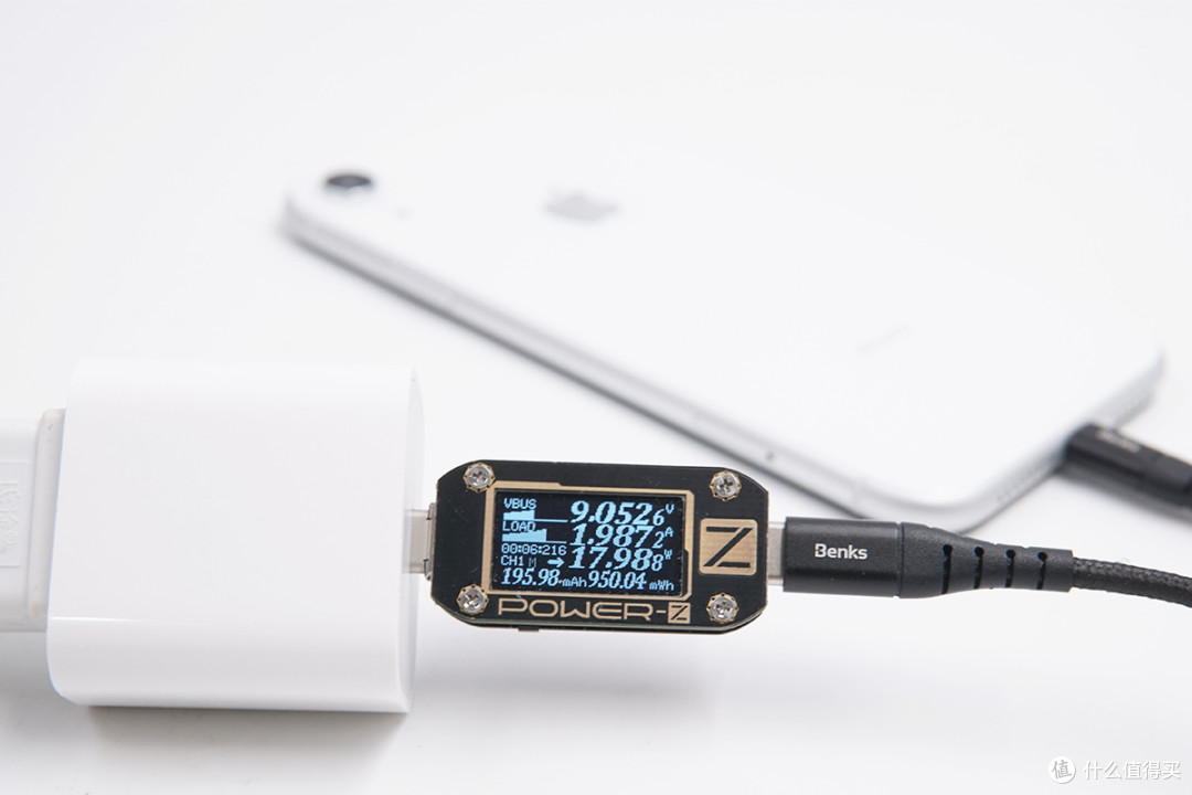 MFi认证端子兼容性佳,Benks邦克士USB-C to Lightning数据线