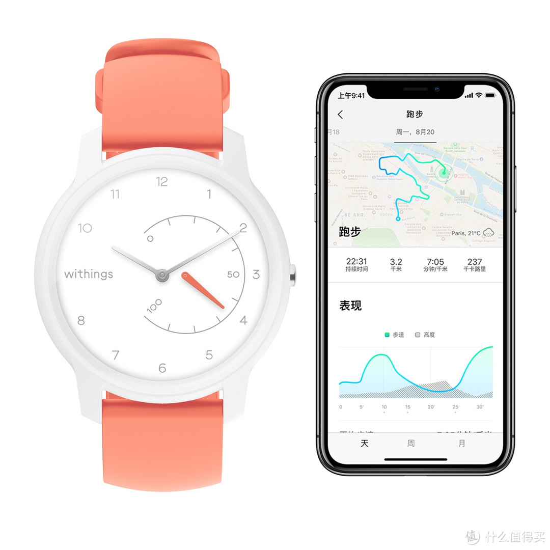 智能装备界的时尚新宠——Withings Move 运动追踪智能手表开箱分享