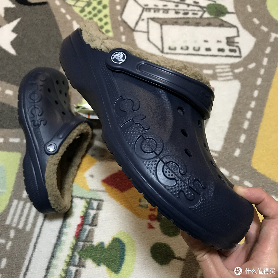 Crocs Baya Lined 加绒洞洞鞋